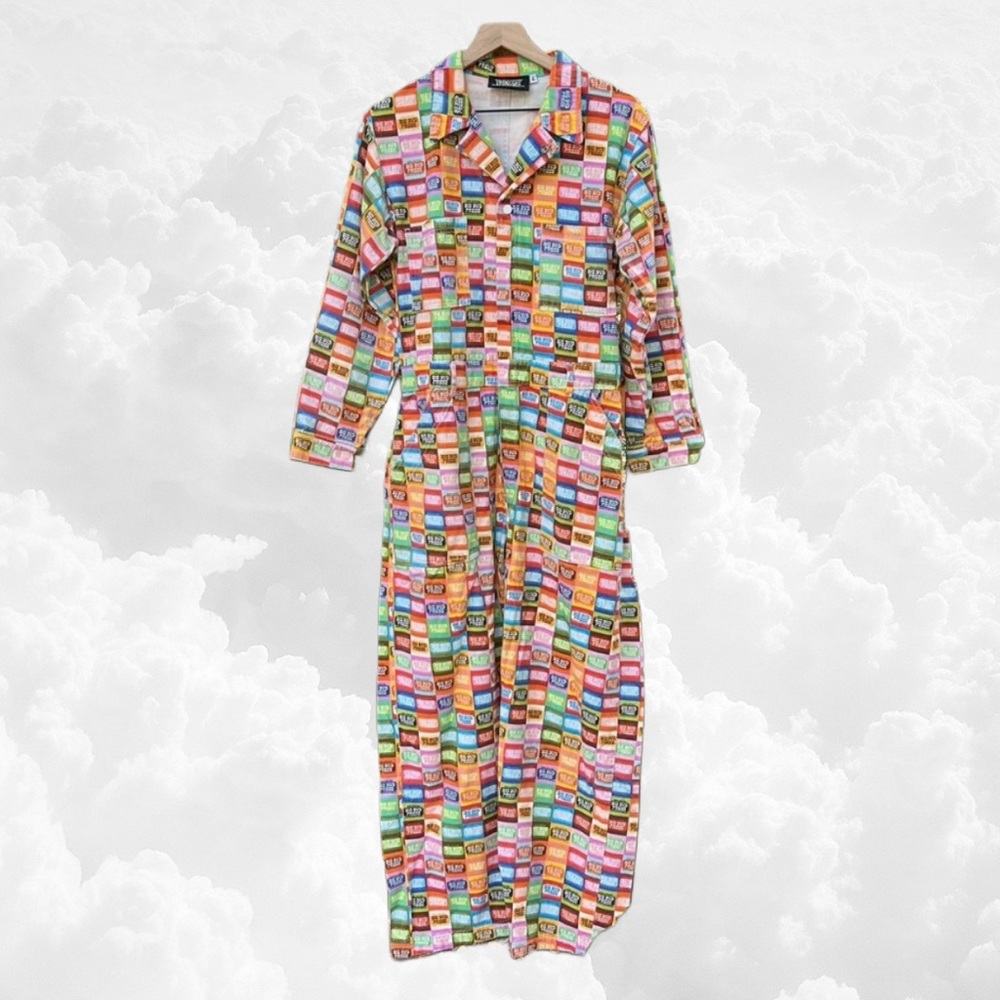 Big Bud Press Warped Logo Everyday Jumpsuit Size L